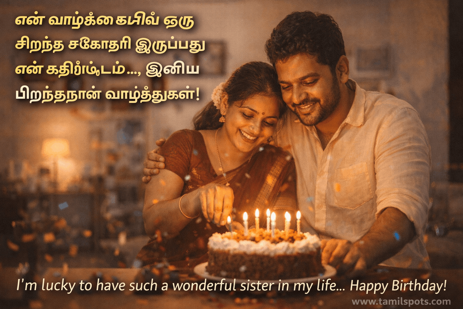 birthday wishes in tamil for sister