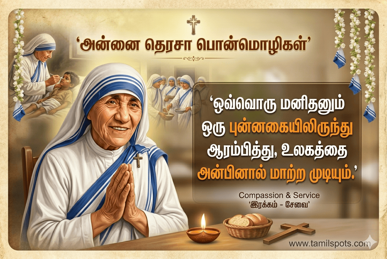 Mother Teresa Quotes Tamil