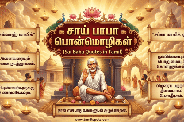 Saibaba Quotes in Tamil