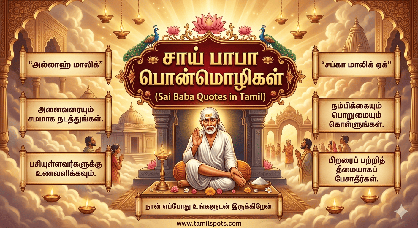 Saibaba Quotes in Tamil