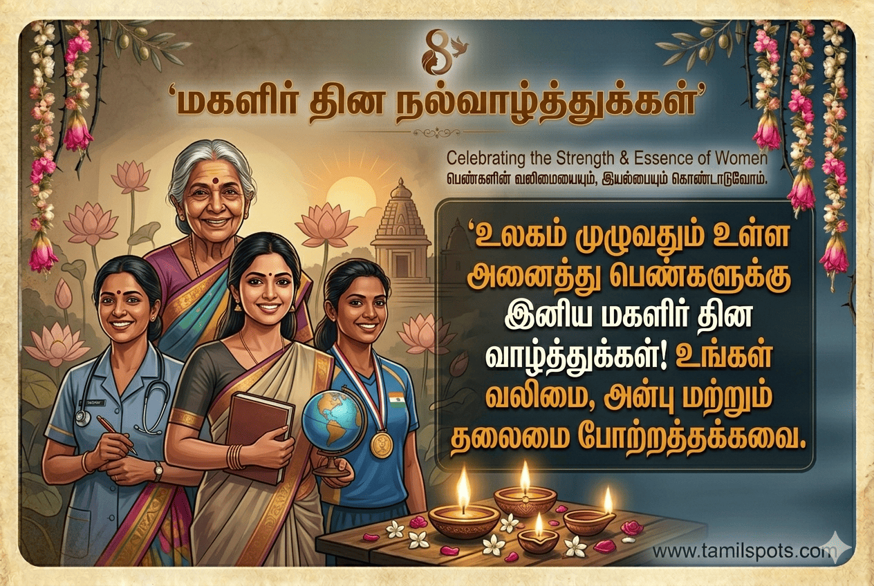 women’s day wishes in tamil