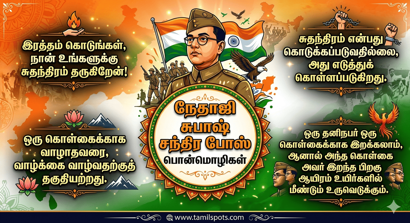 Nethaji Quotes in Tamil