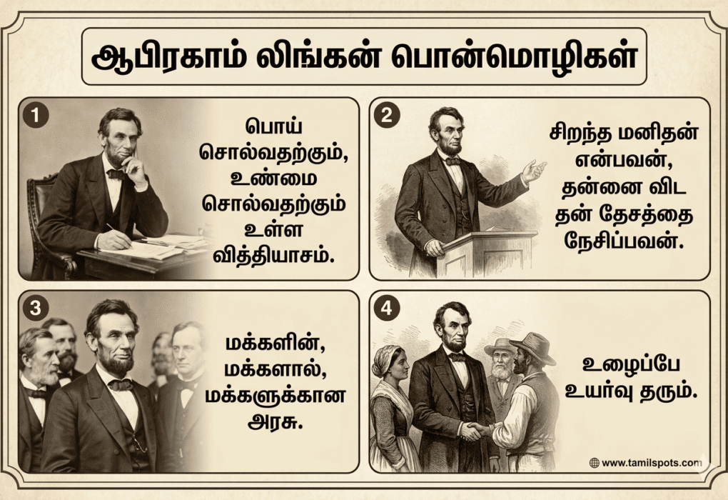 Abraham Lincoln Quotes in Tamil