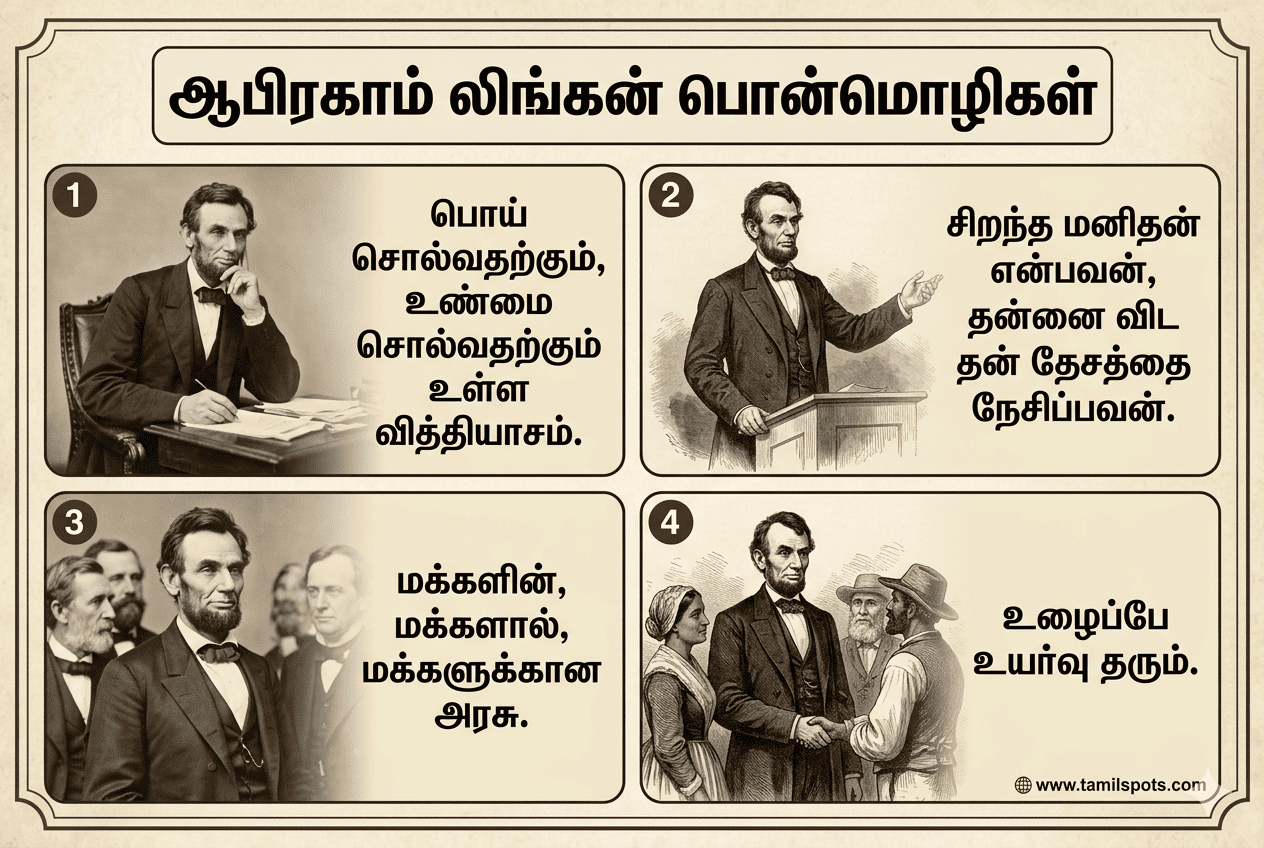Abraham Lincoln Quotes in Tamil
