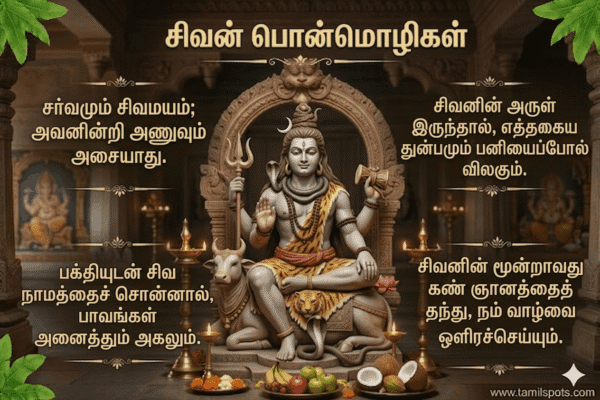 Shiva quotes in tamil