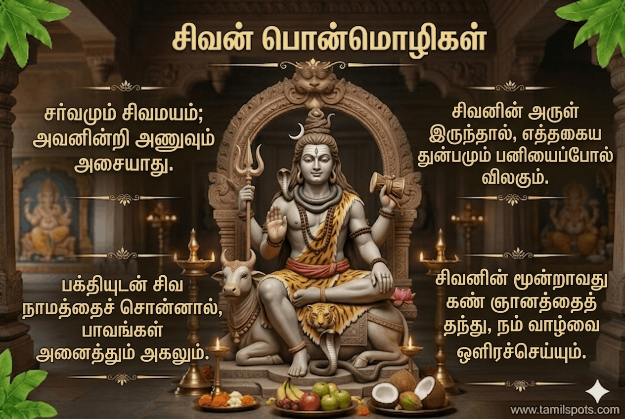 Shiva quotes in tamil