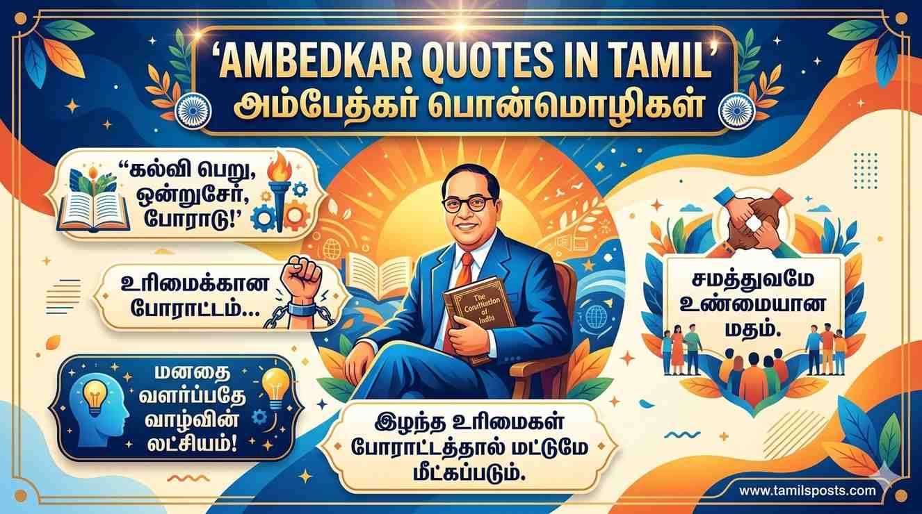 Ambedkar Quotes in Tamil
