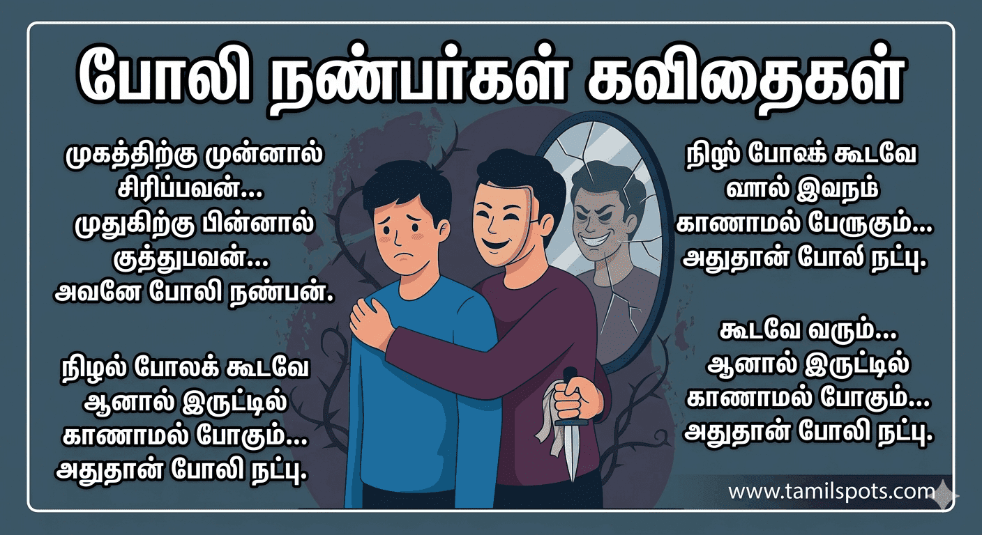 fake friends kavithai in tamil