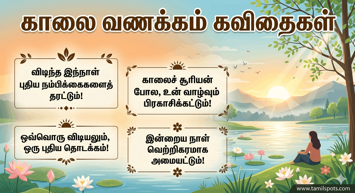 good morning kavithai in tamil