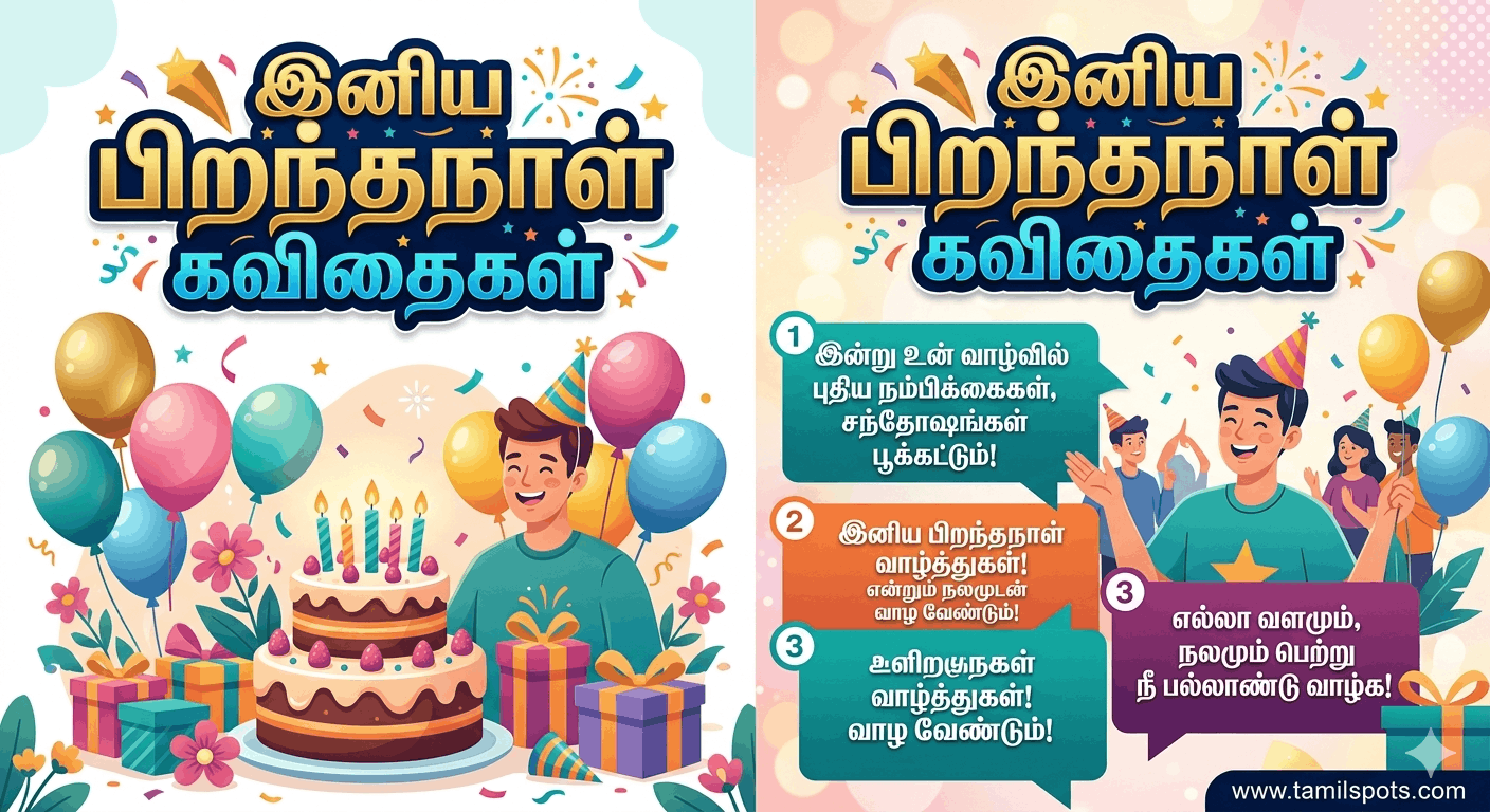 happy birthday kavithai in tamil