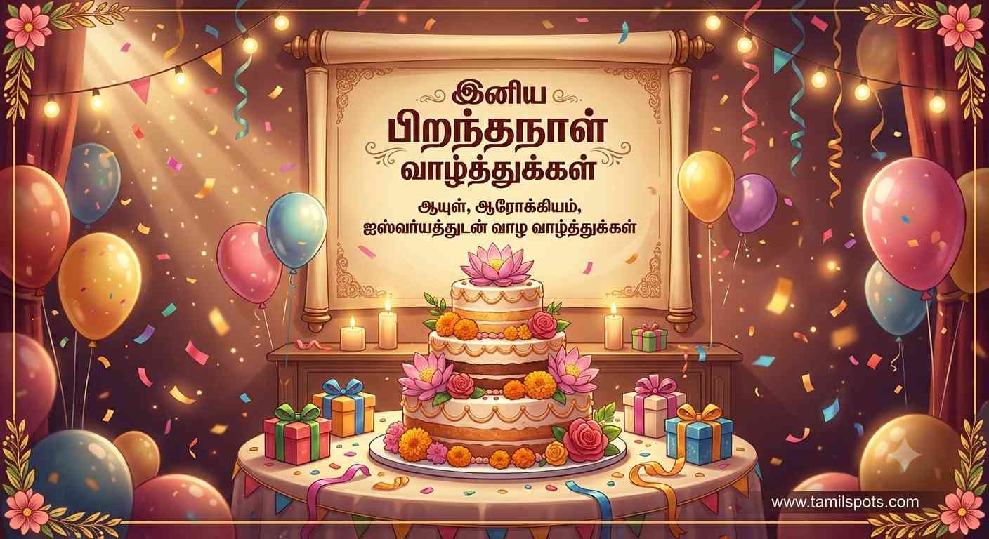Birthday Wishes in Tamil