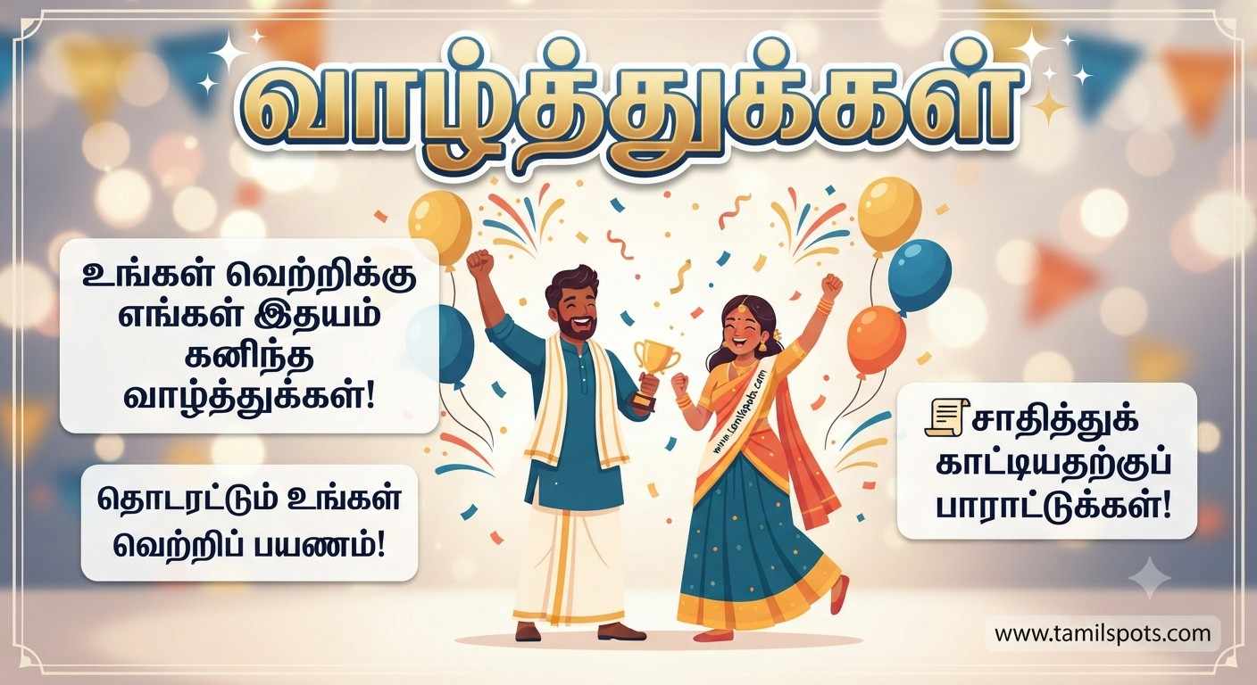 Congratulations Wishes in Tamil