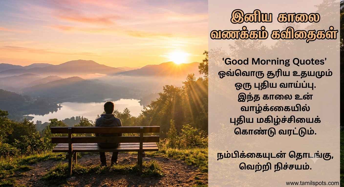 Good Morning Quotes in Tamil