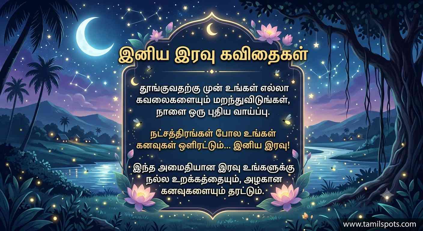 Good Night Quotes in Tamil
