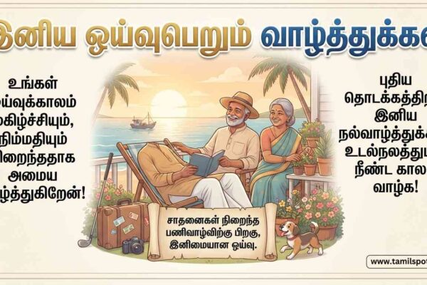 Retirement Wishes in Tamil