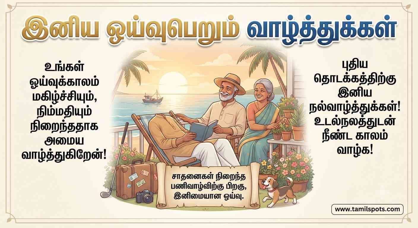 Retirement Wishes in Tamil