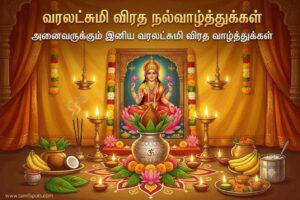 Varalakshmi Vratham Wishes in Tamil