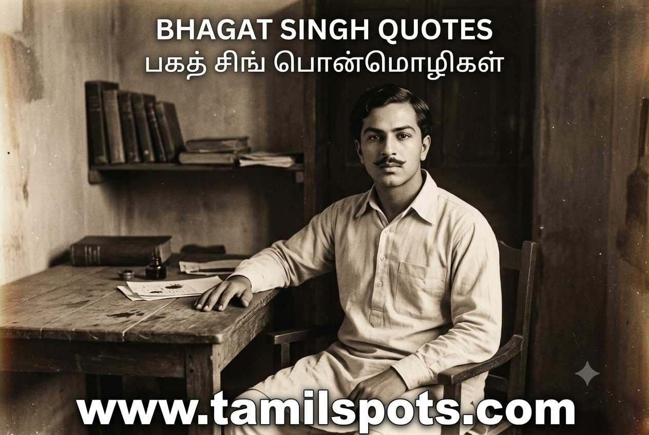 bhagat singh quotes in tamil
