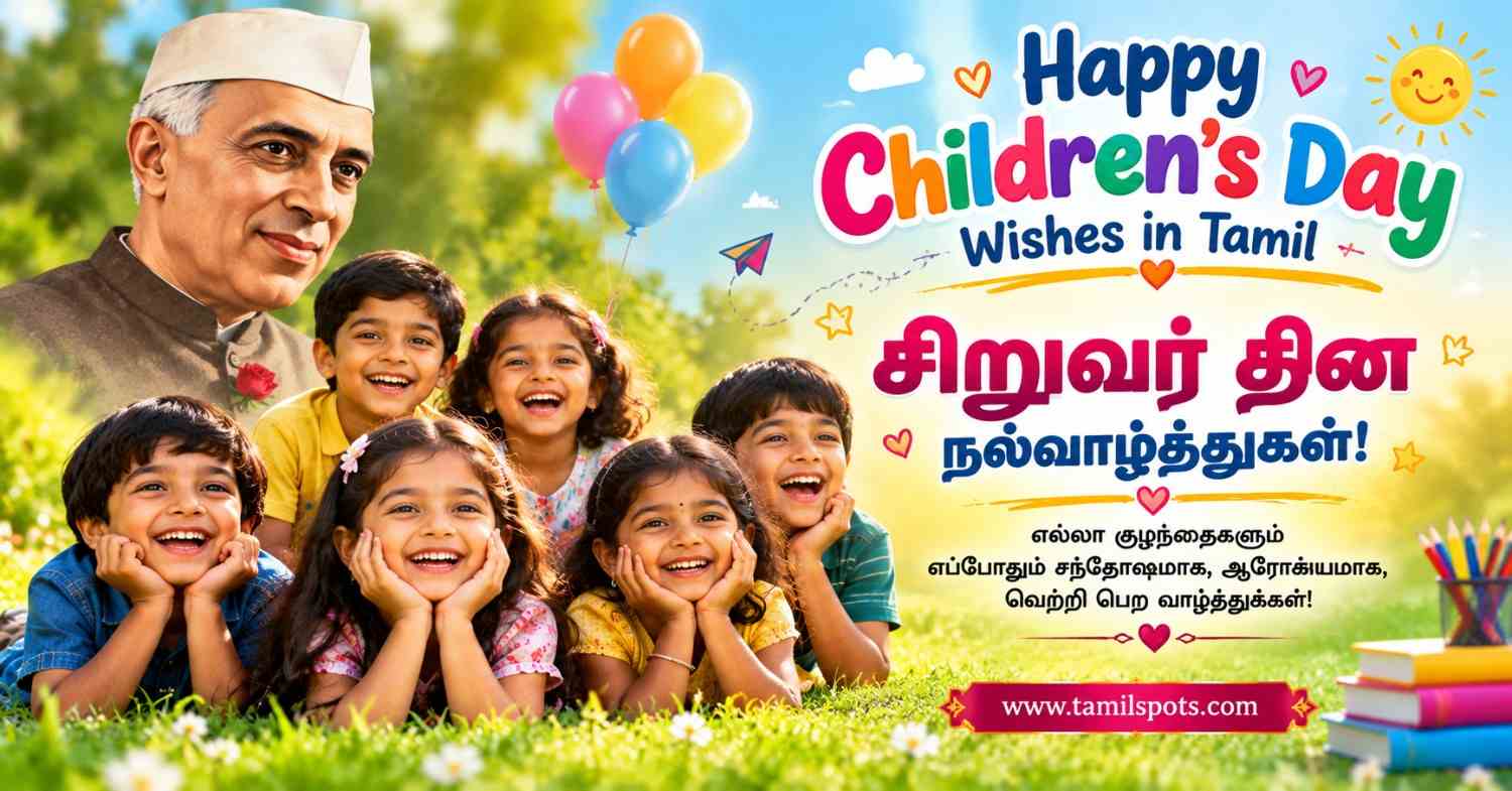 Children's Day Wishes in Tamil