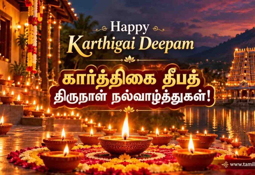 Karthigai Deepam Wishes in Tamil