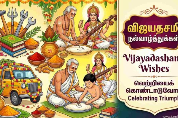 Vijayadashami Wishes in Tamil